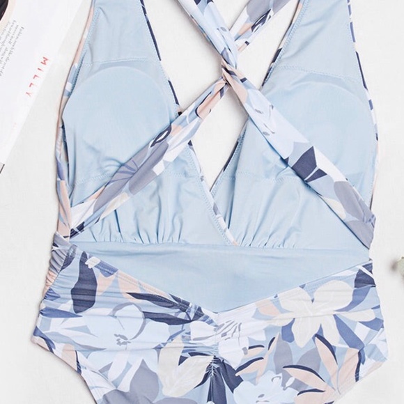 Plunging Front One Piece Swimsuit NWT * 2 for $40 * - Picture 4 of 4